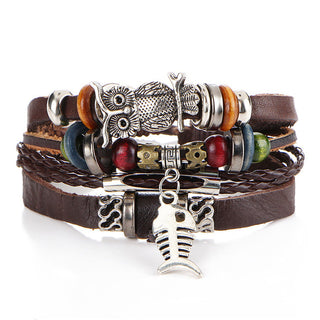 Bracelets For Men Woman New Fashion Wristband   Stone Vintage Jewelry